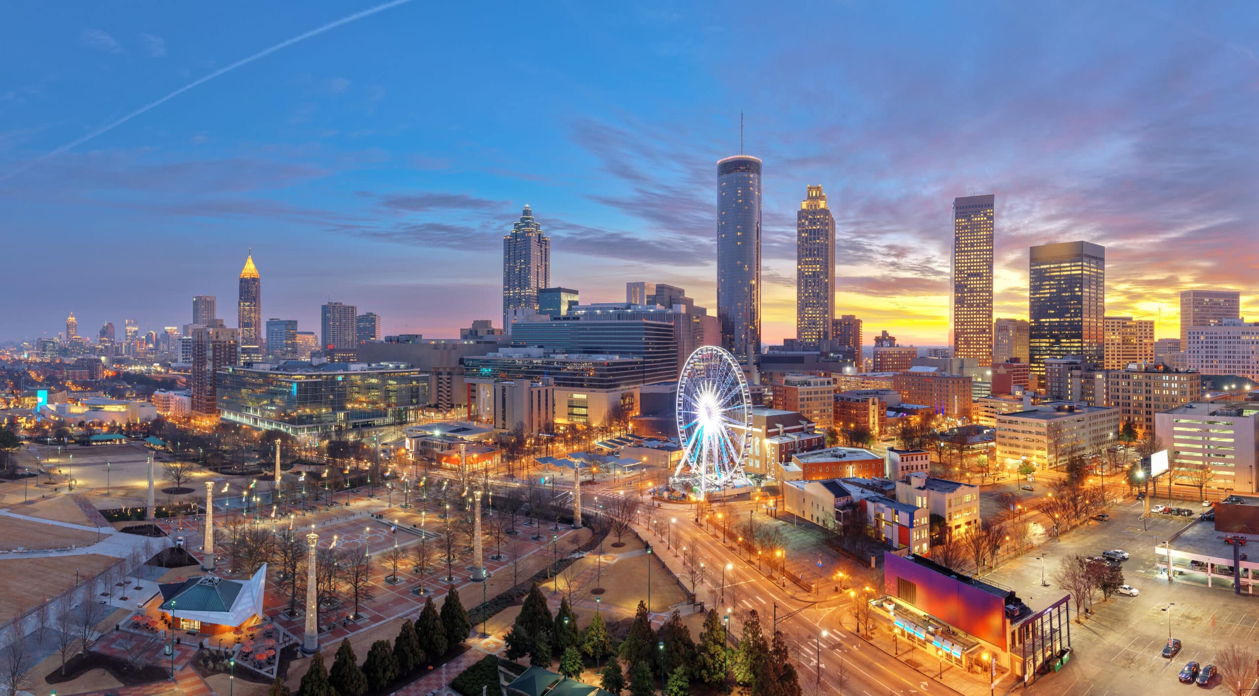 Atlanta, Georgia, USA Downtown Skyline